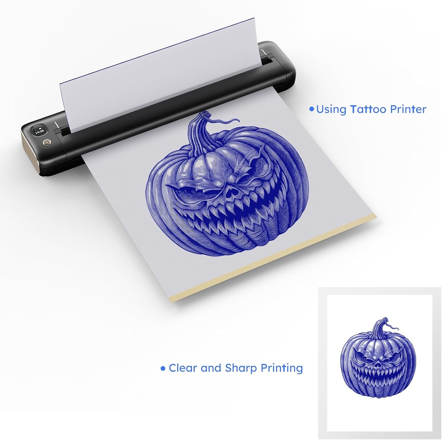 image:imageRongta Tattoo Transfer Paper 4 Layers 85 x 11 A4 Size Thermal Stencil Paper for Tattoo Transfer Kit Compatible with F81S Printer35 sheets