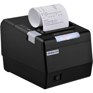 image:imageRongta POS Printer 80mm Thermal Receipt Printer Restaurant Kitchen Printer with Auto Cutter USB Serial Ethernet Interface ESCPOS Command Support Cash Drawer for WindowsMacLinuxRP850200145142mm