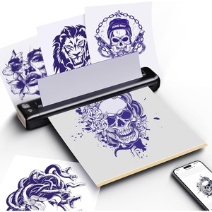 image:imageRongta Tattoo Stencil Printer F81S Bluetooth Wireless Thermal Printers with 5pcs Transfer Papers Compatible with Android and iOS PhoneTablet amp PC Tattoo Machine for Artists amp Beginners