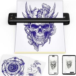image:imageRongta Tattoo Stencil Printer Wireless Tattoo Machine Tattoo Supplies for Perfessional and Beginners BluetoothUSB Connectivity BlackBlack