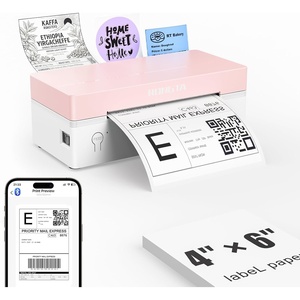 image:imageRongta 4x6 Bluetooth Thermal Label Printer Wireless Shipping Label Printers for Shipping Packages Small Business Office or Home Compatible with iPhone Android iPad macOS Windows Pink