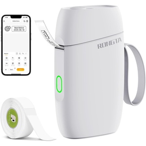 image:imageRongta Label Maker Machine with Tape Bluetooth Label Printer Wireless Mini Label Makers with Multiple Templates for Organizing School Office Home WhiteWhite