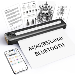 image:imageRongta Portable Printer Wireless for Travel Bluetooth Inkless Thermal Printers for 85 x 11 US Letter amp A4 Size Compatible with Android iOS Phone Mac Windows Laptop for Office amp Home Gray