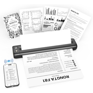 image:imageRongta Portable Printers Wireless for Travel Bluetooth Mobile Printer Thermal Inkless Printer for SchoolOfficeHome Use Compatible with AndroidiOS amp Laptop PurpleGray