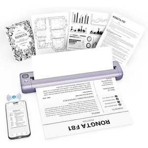 image:imageRongta Portable Printers Wireless for Travel Bluetooth Mobile Printer Thermal Inkless Printer for SchoolOfficeHome Use Compatible with AndroidiOS amp Laptop PurplePurple