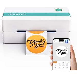 image:imageRongta Thermal Shipping Label Printer Bluetooth Wireless 4x6 Sticker Label Maker for Package Compatible with Windows Mac Android amp iPhone Used for Small BusinessWhiteBluetooth