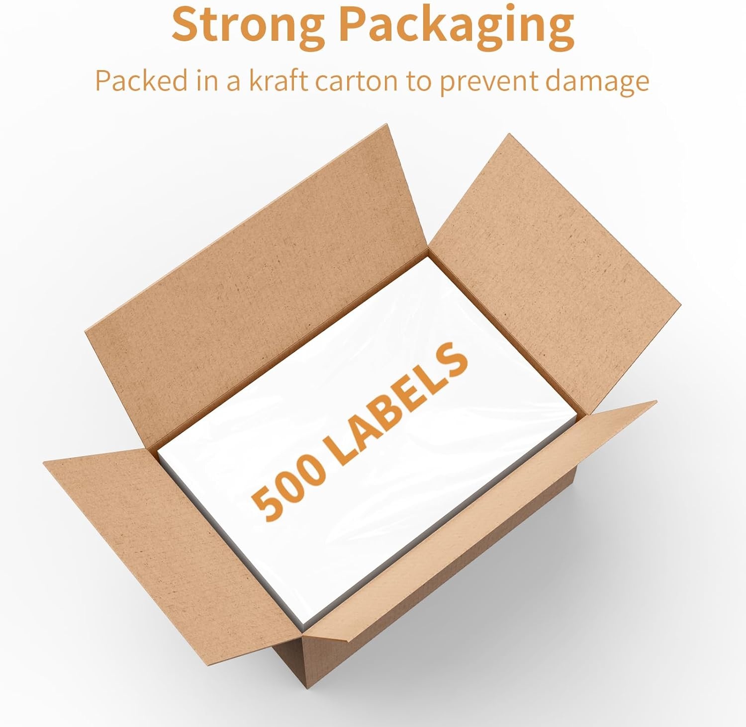 image:imageRongta RP415 Pink Label Printer500 PCS Adhesive Labels