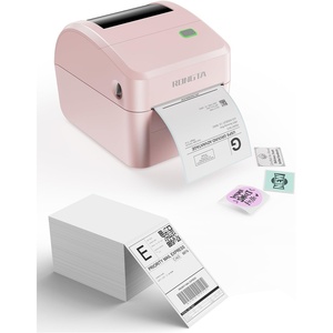 image:imageRongta RP415 Pink Label Printer500 PCS Adhesive Labels