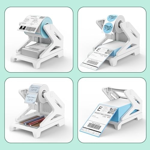 image:imageRongta RP425 Grey Label Printer220 PCS 4 6 LabelsWhite Label Holder