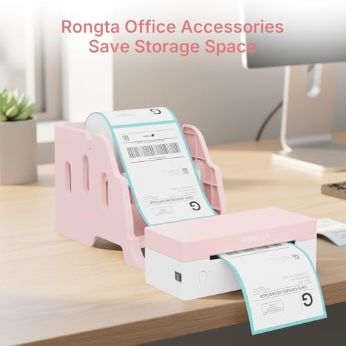 image:imageRongta RP425 Pink Label Printer750 PCS LabelsPink Label Holder