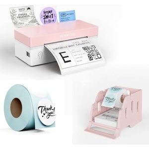 image:imageRongta RP425 Pink Label Printer750 PCS LabelsPink Label Holder