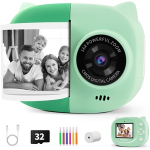 image:imageRongta Instant Print Camera for Kids Children Portable Photo Printer for Birthday Gifts Kids Toys 24 Inch Screen Kid Digital Camera for Girls Boys Age 3 4 5 6 7 8 9 10GreenGreen