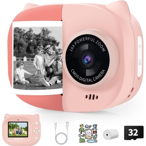 image:imageRongta Kids Camera Instant Print 1080P Kids Instant Cameras that Print Photos Christmas Birthday Gifts for Girls Age 312 Video Camera Portable Toy for 3 4 5 6 7 8 9 10 Year Old Kids GirlsPink